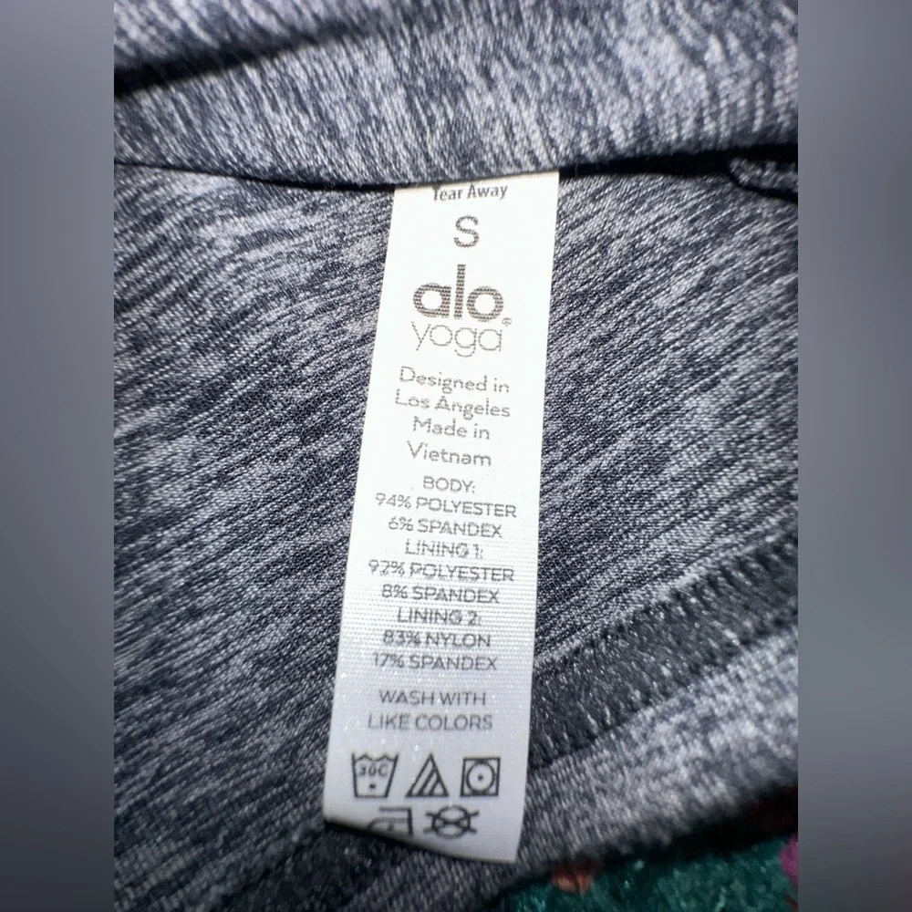 ALO YOGA Alosoft Complete Tank NWT Gray Strappy Activewear Top S